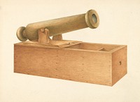 Cannon-shaped Ballot Box (ca. 1941) by Joseph Ficcadenti.  