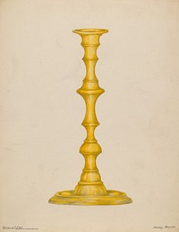 Candlestick (1935/1942) by Henry Meyers.