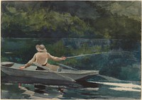 Casting, Number Two (1894) by Winslow Homer.  