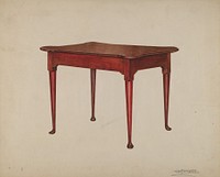 Card Table (1935–1942) by Mario de Ferrante.  