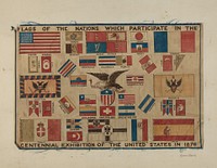 Centennial Textile, Flag (1935–1942) by H. Langden Brown.  