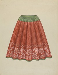 Child's Skirt (ca.1936) by Syrena Swanson.  