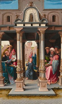 The Marriage of the Virgin (ca. 1513) by Bernard van Orley.  