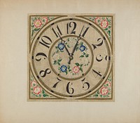 Clock Face (ca. 1937) by Gene Luedke.  