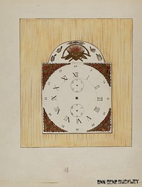 Clock Face (ca.1936) by Ann Gene Buckley.  