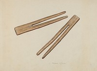 Clothes Pins (ca. 1938) by Robert Gilson.  