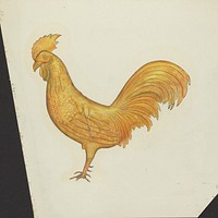 Cock Weather Vane (1935–1942) by American 20th century.  