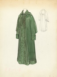 Woman's Coat (1935–1942) by Margaret Concha.  