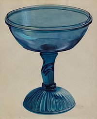 Blue Compote (ca. 1936) by Edward White.  