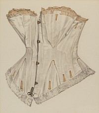 Wedding Corset (ca. 1935–1942) by Virginia Berge.   