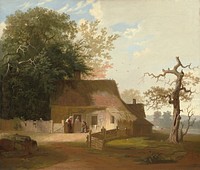 Cottage Scenery (1845) by George Caleb Bingham.  