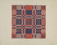 Coverlet (Section) (1935/1942) by Cornelius Christoffels.