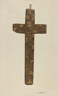 Cross (ca. 1939) by Carl O'Bergh.  