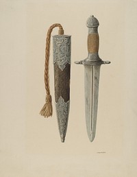 Dagger and Sheath (1935–1942) by Cornelius Christoffels.  