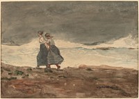 Danger (ca. 1883–1887) by Winslow Homer.  