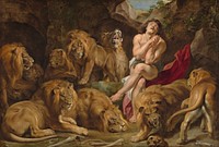 Daniel in the Lions' Den (ca. 1614–1616) by Sir Peter Paul Rubens.  