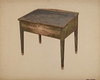 Desk (c. 1939) by Frank Eiseman.  