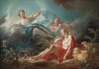 Diana and Endymion (ca. 1753–1756) by Jean Honoré Fragonard.  