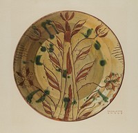 Dish (1935–1942) by Charlotte Angus.  