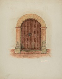 Doorway and Doors (1938) by R.J. De Freitas. 