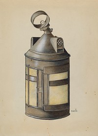 Dormer Window Lantern (ca.1936) by Margaret Stottlemeyer.  