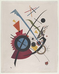 Violett (1923) print in high resolution by Wassily Kandinsky.  