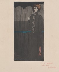 L'Averse (1898) print in high resolution by Théophile Alexandre Steinlen.