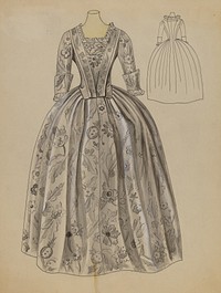 Wedding Dress (1935–1942) by Margaret Concha.  