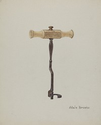 Tooth Key (or Tooth Extractor), (1935–1942) by Adele Brooks.  