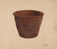 Earthenware Bowl (ca. 1938) by Richard Barnett. 