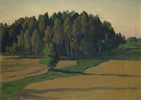 Field and Forest painting in high resolution by Ester Almqvist (1869&ndash;1934). Original from the Thiel Gallery. 