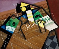 Fant&ocirc;mas (1915) by Juan Gris.  