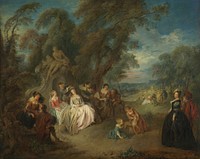 F&ecirc;te Champ&ecirc;tre (ca. 1730) by Jean&ndash;Baptiste Joseph Pater.  