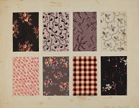 Figured Material from Quilt (c. 1936) by Dorothy Posten.  