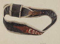 Fireman's Life Belt (1938) by Alfonso Moreno.  