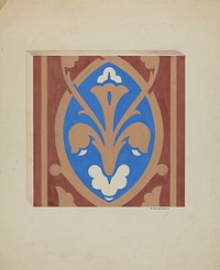 Floor Tile (c. 1936) by Walter W. Jennings.  