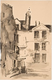 Pariisista, vanhoja rakennuksia, 1921