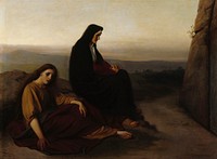 Women mourning at christ’s grave, 1868