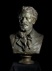 Bust of the sculptor alexander carlsson, 1879 by Johannes Takanen