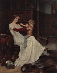 Queen bianca, 1877 by Albert Edelfelt