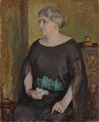 Portrait of mrs. lydia keirkner, 1922 by Magnus Enckell