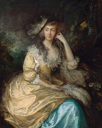 Frances Susanna, Lady de Dunstanville (ca. 1786) by Thomas Gainsborough.  