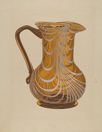 Glass Pitcher (1935&ndash;1942) by American 20th century.  