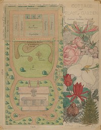 Ground Plan for Cottage (ca. 1936) by Virginia Richards.  