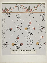 Hand Painted Wall (c. 1938) by Martin Partyka.  