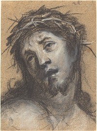 Head of Christ (c. 1670) by Johann Ulrich Mayr.  