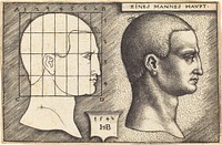 Head of a Man (1542) by Sebald Beham.  