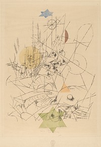 Paul Klee's Hope and Destruction (Zerstörung und Hoffnung) (1916) 