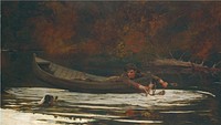 Hound and Hunter (1892) by Winslow Homer.  