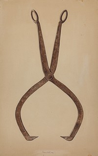 Ice Tongs (ca. 1939) by Eugene Bartz.  